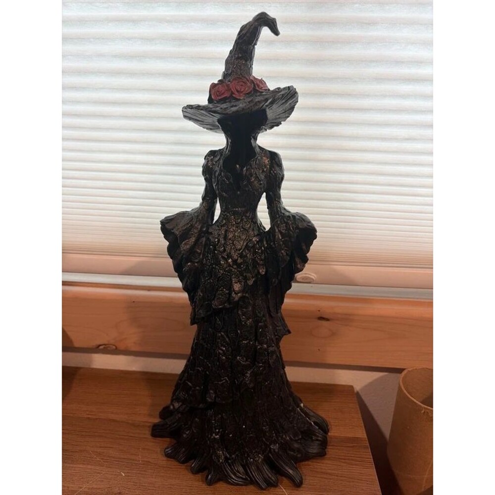 Halloween Gothic Black Statue Figurine Decor NWT